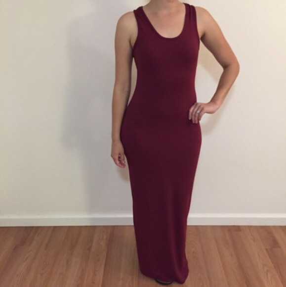 Burgundy Maxi Dresses